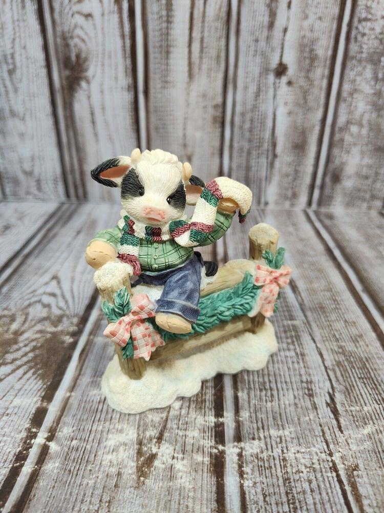 Marys Moo Moos Enesco Mary Had a Farm "Hoof Yourself A Mooey Little Christmas"